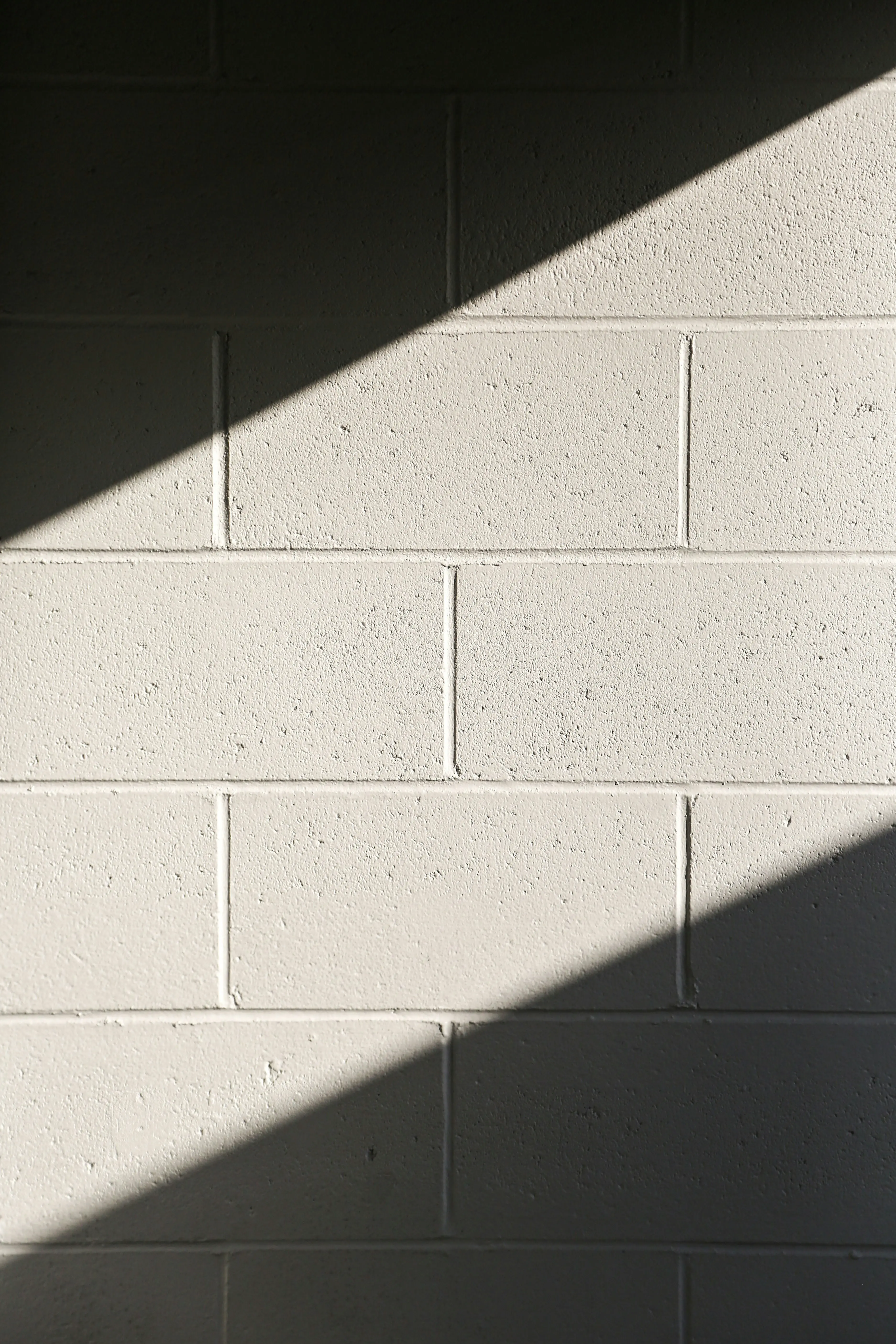 White Brick Wall with Rays