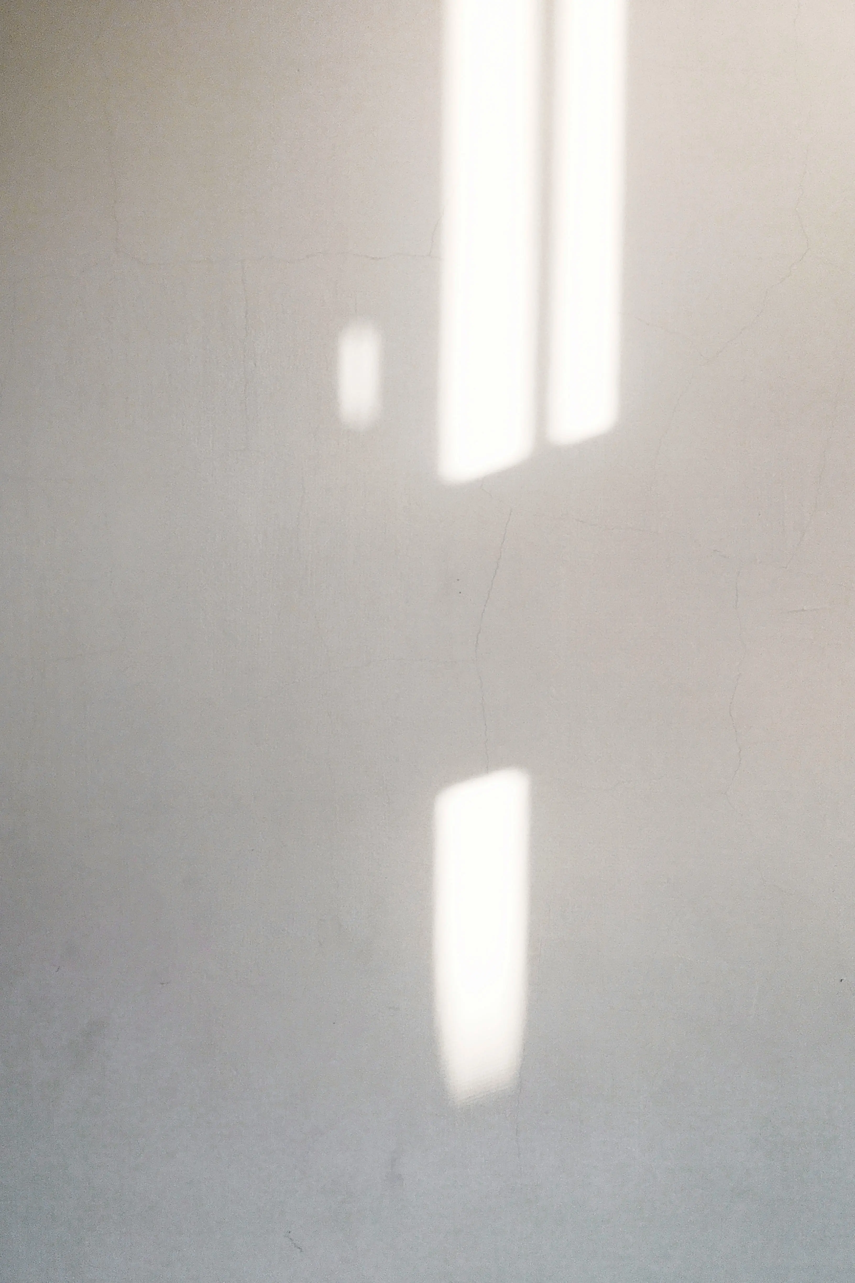 White Wall with Sun Rays